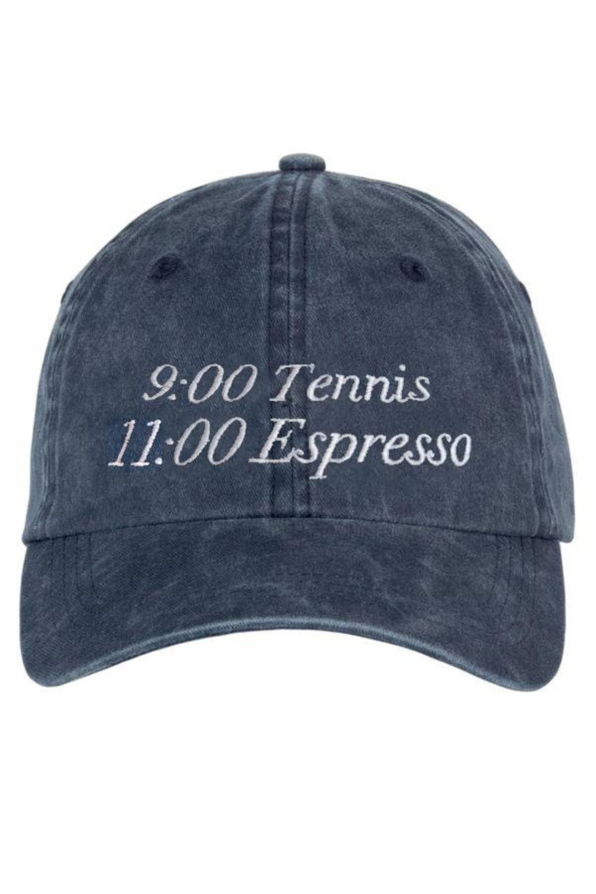 9:00 Tennis 11:00 Espresso Capi Navy