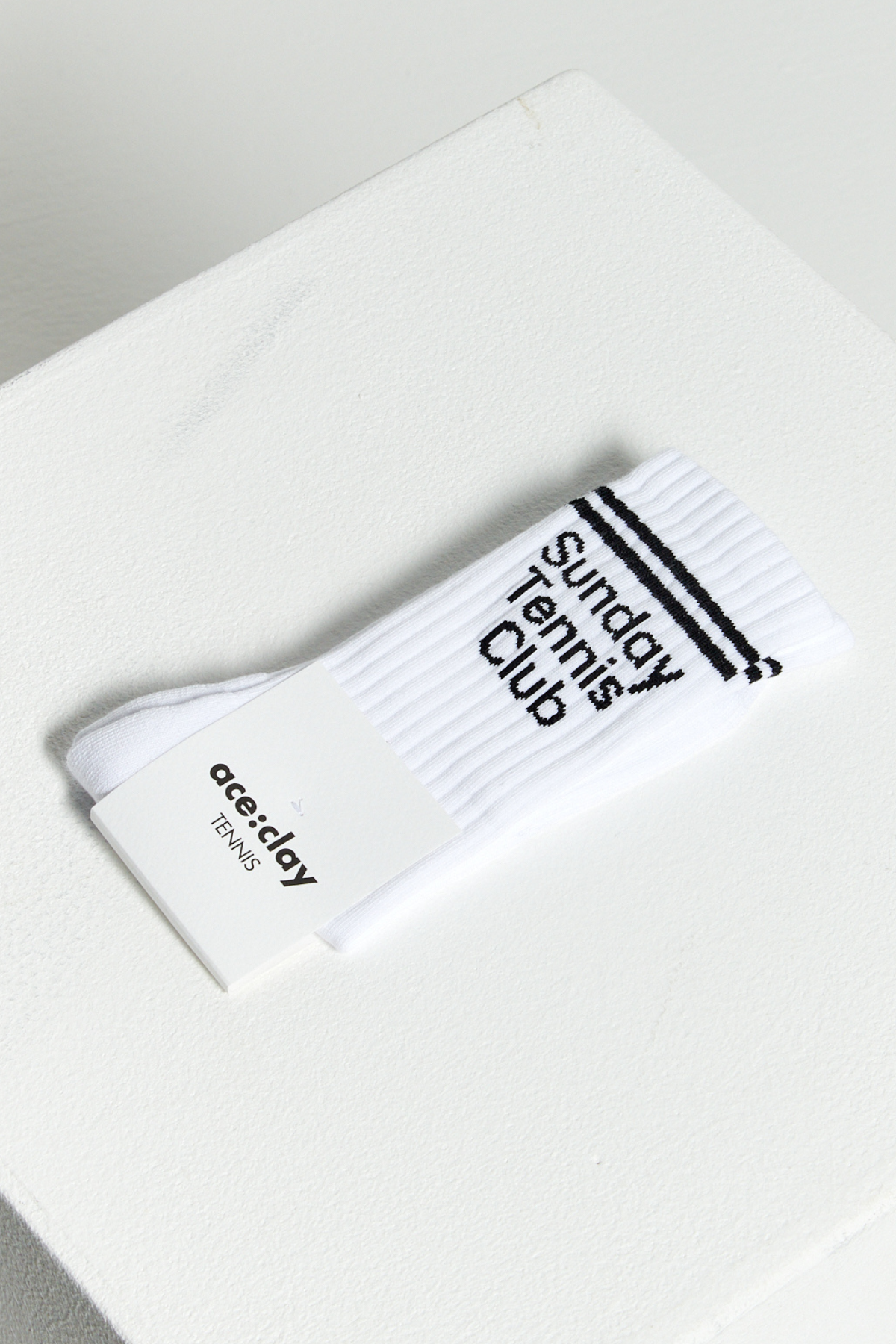 2x Sunday Tennis Club Socks - White