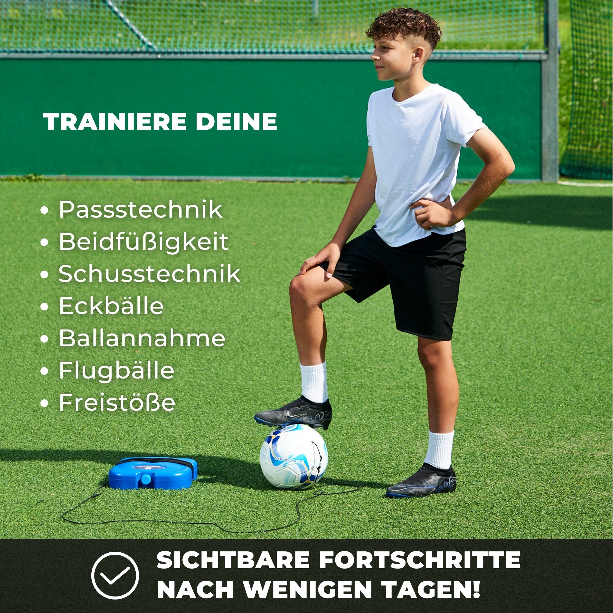 MOVEMATE® Fußball-Training Set inkl. Fußball mit Schnur